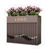 Buy cheap Garden furniture outdoor metal carved planters standing pots from wholesalers