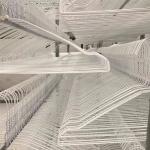 Lead Free Wire Pants Hangers , Powder Coated Large / Small Wire Hangers