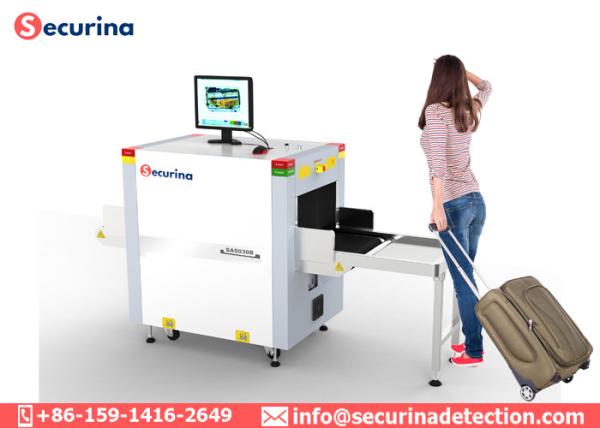 Buy cheap Security X Ray Detection Equipment , X Ray Airport Scanner 500mm×300mm Tunnel Size from wholesalers