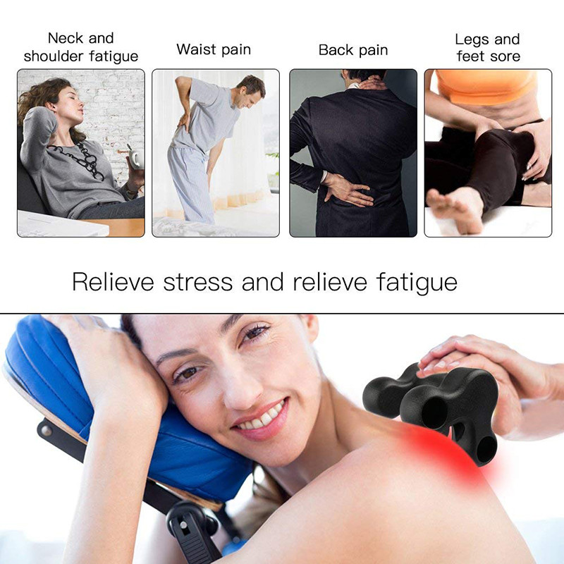 Portable Yoga Props Creative Traction Neck Shoulder Yoga Massage Relax Muscle / Cervical