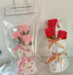 Niu Niu Bang Pipe Cleaner Rose Bouquet Handcrafted Beauty for Your Home