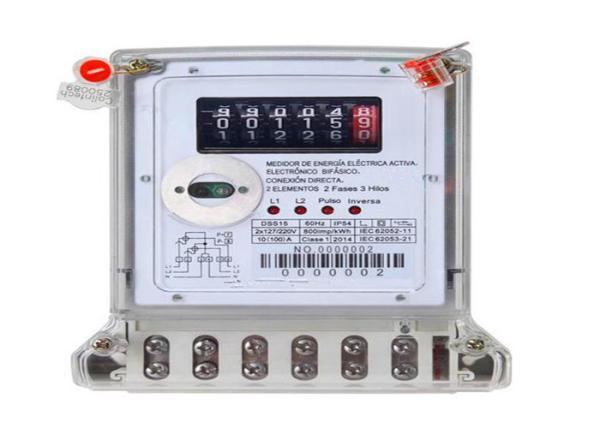 Buy cheap Register Display Digital Energy Meter Two Phase Three Wires Electronic KWH Meter from wholesalers