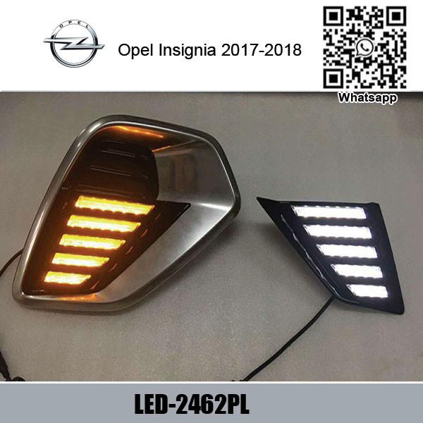 Buy cheap Opel Insignia Car DRL LED Daytime driving turn signal Fog Lights from wholesalers