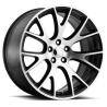 Buy cheap 22 Inch Dodge Replica Wheels Black 2528 22x9 Fit Challenger Hellcat from wholesalers