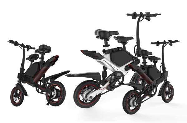 Buy cheap Portable Smart Folding Electric Bike 36V Lithium Battery Powered 12 Inches 2 Wheels from wholesalers