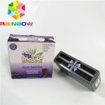 Purple flat recyclable wax coating paper kraft corrugated paper box flute