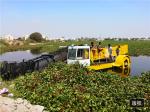 3000m2/h Water Aquatic Grass Harvesting Machine Reed Harvester High Efficiency