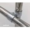 Buy cheap ISO9001 Chrome Plated Pipe Fittings Joint 2 Pipe Mounting Bracket from wholesalers