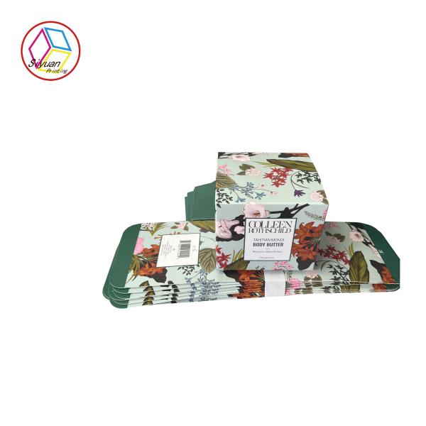 Buy cheap CMYK Full Color Printing Foldable Box White Card For Cosmetic Package from wholesalers