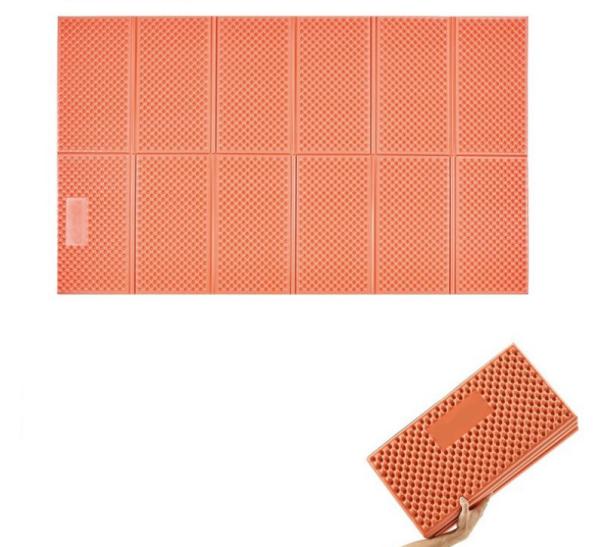 Waterproof Double Folding Sleep Mats Aluminum Film Closed cell Foam Sleeping Pad