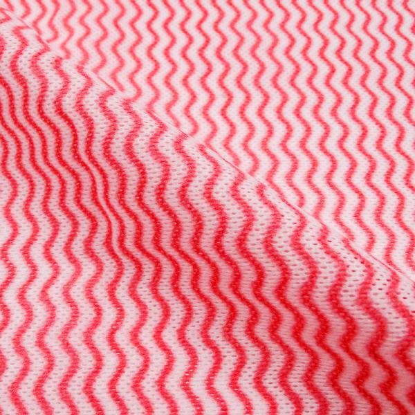 Buy cheap 35gsm Wave Line Printed Viscose Polyester Spunlace from wholesalers
