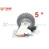 Buy cheap Non Skid Flat Industrial Caster Wheels 5 Inch For Workbench Without Brake from wholesalers
