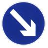 Buy cheap Round Sheet Road Driving Route Sign Board Aluminium Disc Green Color Outdoor Direction Signs Plate from wholesalers