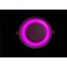 Buy cheap 2835 SMD Coloured LED Downlights Recessed Bottom Emitting Round White + Pink from wholesalers
