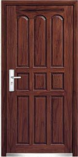 Buy cheap steel wood security armored door from wholesalers