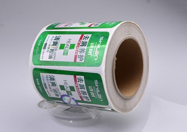 Buy cheap Custom printing high quality shiny self adhesive plastic vinyl shampoo packaging sticker labels from wholesalers