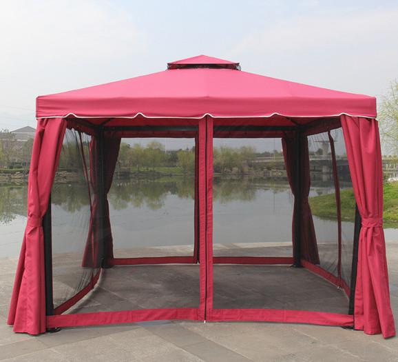 Buy cheap 3 X 3m Aluminum Windproof Roman Tent Anti Mosquito Double Ply Curtain from wholesalers