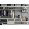 Buy cheap 78in Bedroom Wardrobe Closets Aluminium Sliding Wardrobe Door Profiles With Lighting from wholesalers