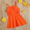 Buy cheap Sleeveless Casual Children'S Dress Clothing Solid Color Casual Dresses Medium Length from wholesalers