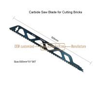 Buy cheap Carbide Saw Blade for Cutting Bricks Size:505mmx51x36T,Reciprocating product