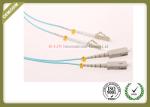 LC - SC OM3 Fiber Optic Patch Cord Multimode Duplex 30m 50/125 10Gb Aqua