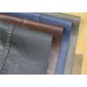 Buy cheap High Grade PU Faux Leather Fabric , Washed PU Synthetic Leather Durable from wholesalers