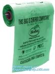 100%Biodegradable and Compostable T-shirt Bags/vest carrier PE plastic bag, vest