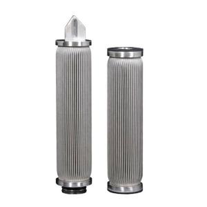 China Washable 316L/304 SS Pleated Filter Element For High Temperature Fluid on sale