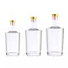 Buy cheap 700ml Pewter Metal Labels Rum Whisky Vodka Gin Spirits Glass Wine Bottle Empty Bottle Of Whisky from wholesalers