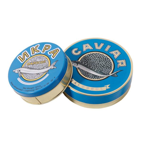 Buy cheap Lightweight Round Caviar Packaging , Empty Caviar Cans 100g 125g 250g 500g from wholesalers