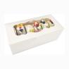 Buy cheap Customized White Paperboard Food Container Paper Box With UV Coating And Vanishing from wholesalers