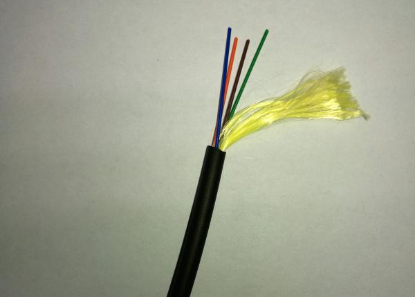 Buy cheap GJFJH Simple Round Aerial Indoor Fiber Optic Cable , 2 - 4 Core Fiber Optic Cable from wholesalers