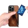 Buy cheap Genuine Leather Phone Cases Luxury Iphone Wallet Case Modern from wholesalers