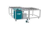 Flexible IG Insulating Glass Production Line With Rotated Sealant Spreading