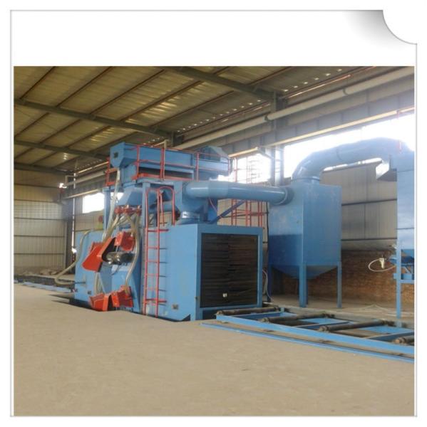 Buy cheap H beam shot blasting machine / wheel blasting machine for cleaning structural steel from wholesalers