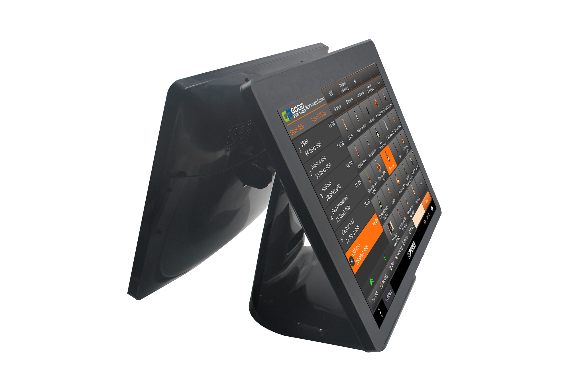 15 inch Capacitive Touch Screen Pos System for Cafeteria Win/Linux/Android All-in-One