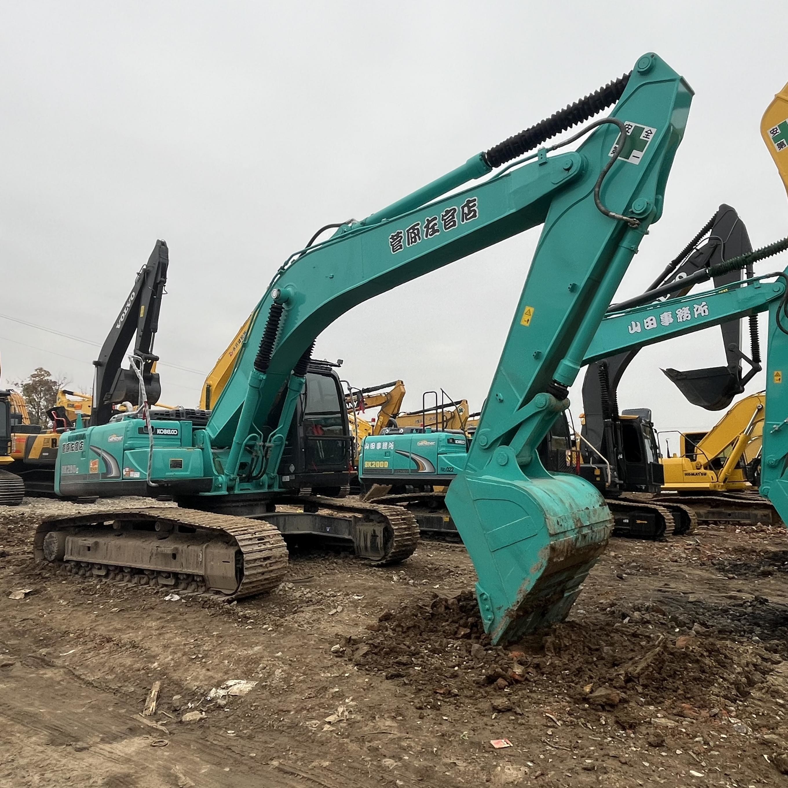 Used Kobelco Excavator SK260 Construction Machinery With 1.3m³ Bucket Capacity