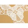 Buy cheap Chemical Guipure Lace Applique , Bows Embellished Wedding Lace Applique from wholesalers