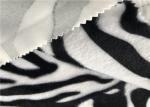 Skin Print Velboa Faux Fur Fabric 100% Polyester Velvet For Clothes