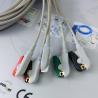 Buy cheap 10 Pin Siemens Ecg Cable / 5 Lead Ecg CableGrabber AHA 3.6 M from wholesalers