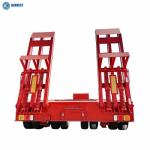 4 Lines 8 Axles Lowbed 80 Ton 100 Ton 120 Ton Heavy Duty Semi Trailer