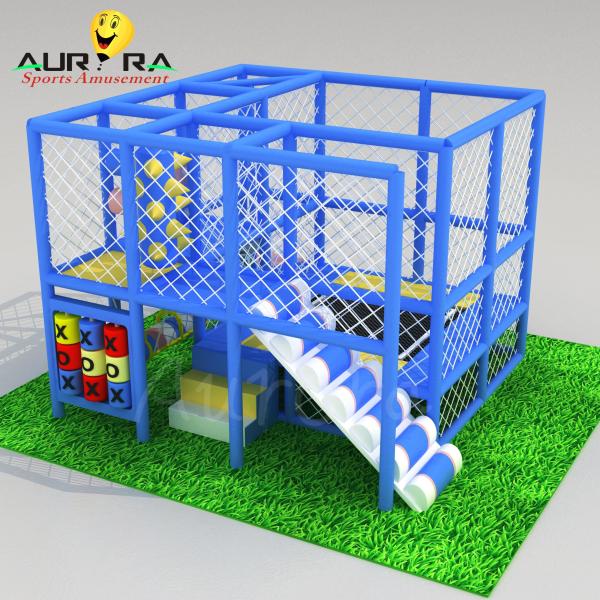 Buy cheap Kids Soft Play Trampoline Good Fitness With Climbing Wall For School from wholesalers