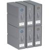 Buy cheap Sheet Organizers And Storage, 4-Pack, Queen/King Size (Grey), Bed Sheet Organizer, Fabric Storage Bins For Bed Sheets, from wholesalers