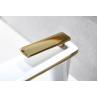 Buy cheap 35mm Ceramic Cartridge Bathroom Basin Faucets , Solid Brass Single Hole Faucet from wholesalers