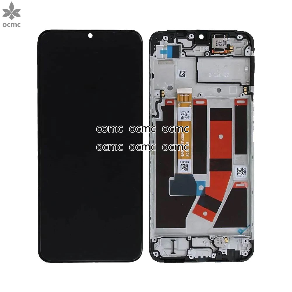 LCD Display Touchscreen OEM Display Touchscreen with Frame For OnePlus Nord N20 SE For OPPO A57s 4G Black