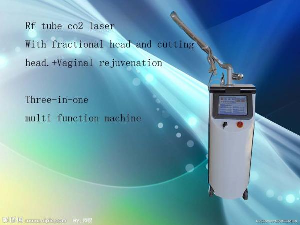 Buy cheap Warts Removal Fractional Co2 Laser Equipment Gray + White Color For Skin Tightening from wholesalers