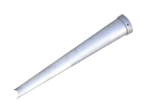 Buy cheap Heat Correction ASTM AISI Aluminum Roof Gutters OEM ODM Accepted Weight 3.5KG from wholesalers