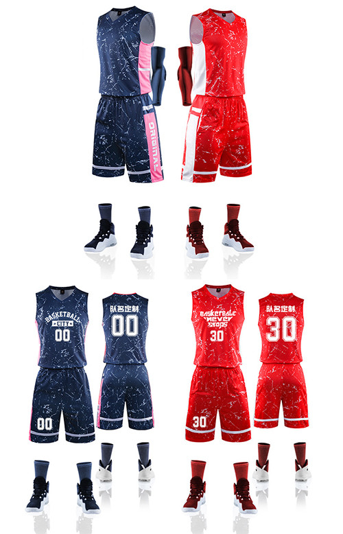 Custom Basketball Uniforms Competition Polyester Breathable Training Suits