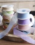 4cm solid color jelly snow gauze flower bouquet packaging ribbon floral