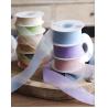 Buy cheap 4cm solid color jelly snow gauze flower bouquet packaging ribbon floral packaging flower materials gift cake packaging ribbon from wholesalers